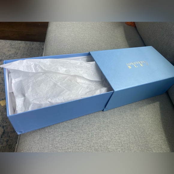 Anthropologie Something Bleu Heels - Picture 6 of 7